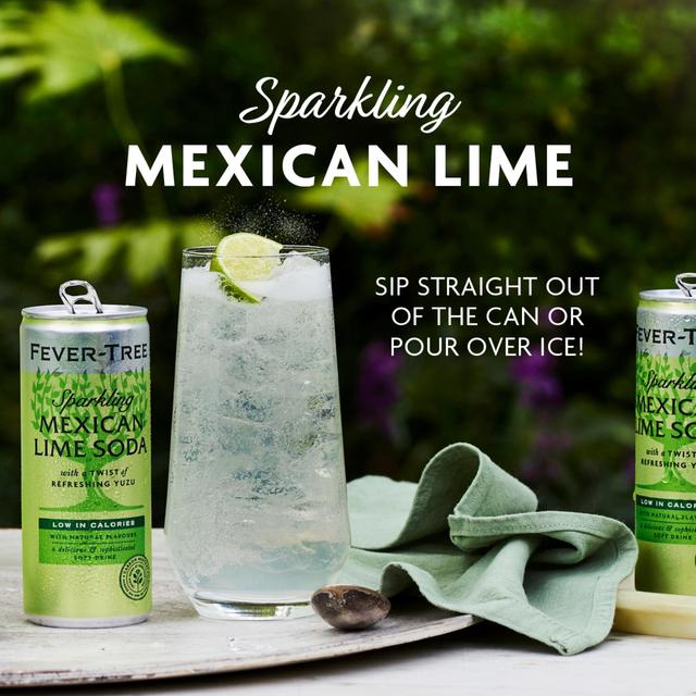 Fever-Tree Sparkling Mexican Lime   4 x 250ml GOODS M&S   