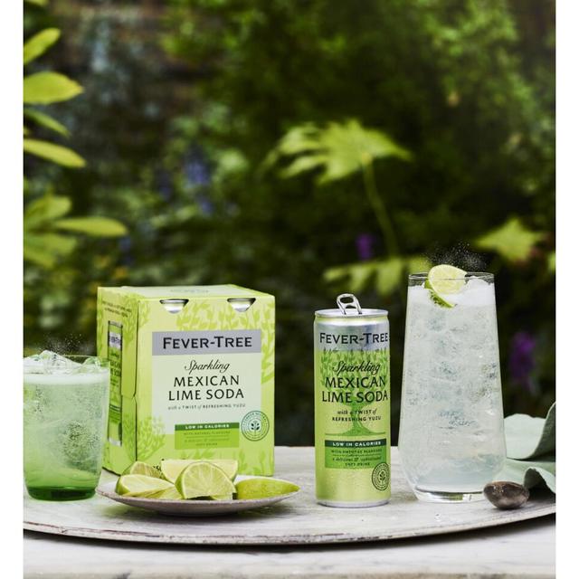 Fever-Tree Sparkling Mexican Lime   4 x 250ml GOODS M&S   