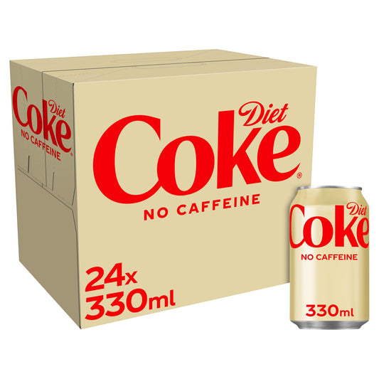 Diet Coke No Caffeine 24x330ml All Sainsburys   