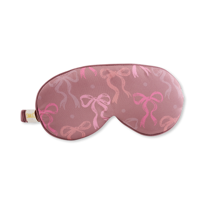 Holland & Barrett Smug Cloud Padded Satin Sleep Mask Mocha Bows- Buy online at McGrocer