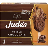 Jude's Triple Chocolate Sticks   3 x 80ml GOODS M&S   