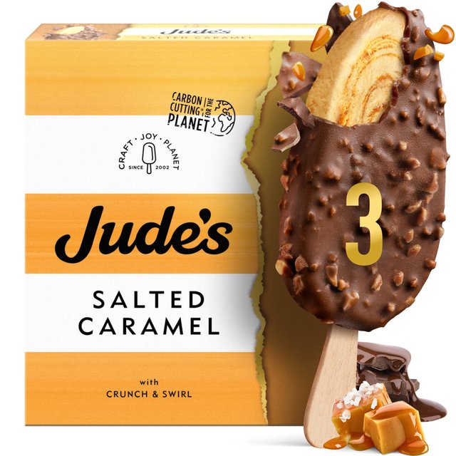 Jude's Salted Caramel Sticks    3 x 80ml