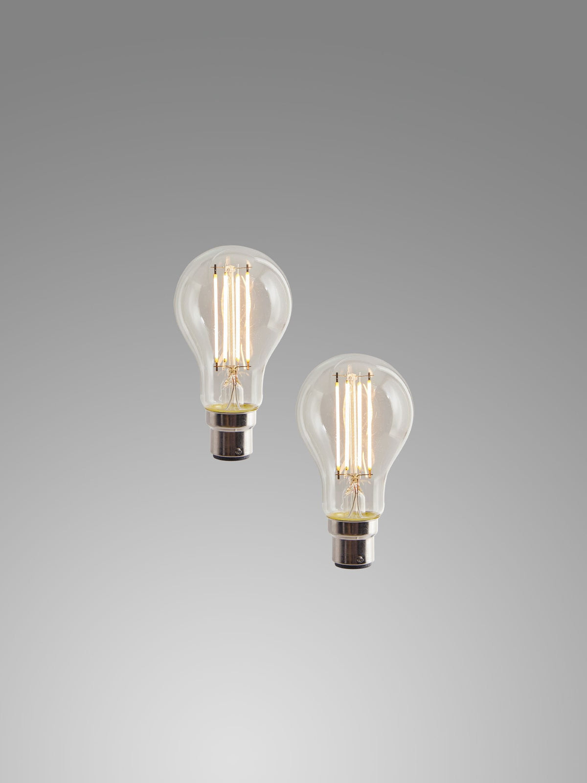 عبوة من 2 لمبات إضاءة LED BC بقوة 8 واط GLS (علامة تجارية بريطانية)