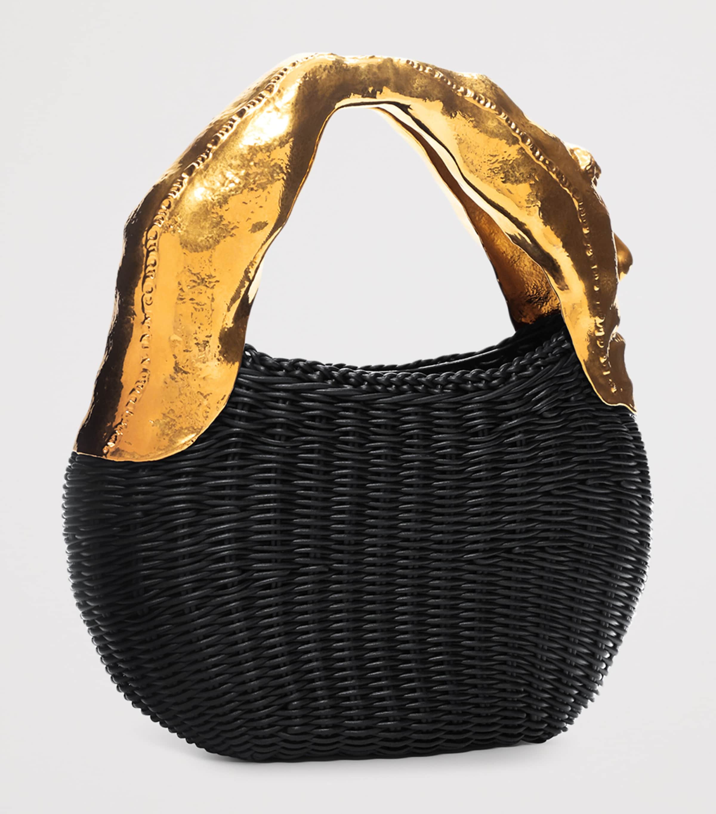 Schiaparelli Anatomy basket bag calfskin metal handle, UK version
