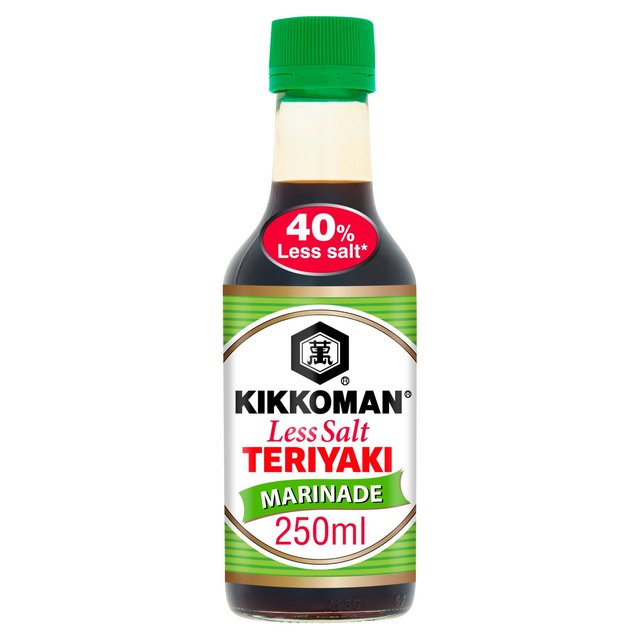 Kikkoman Less Salt Teriyaki Marinade   250ml GOODS M&S   