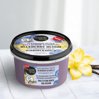 شامبو Organic Shop Scalp Salt Scrub Blueberry Bloom 250 مل