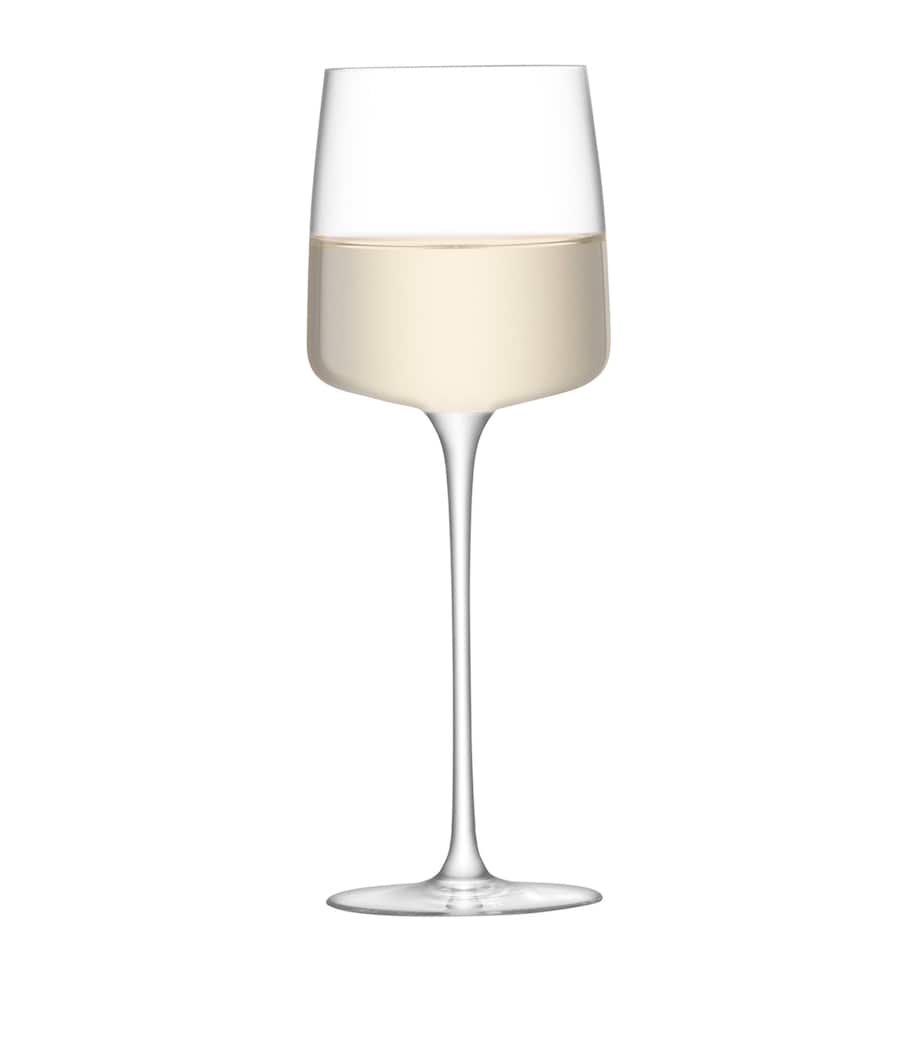 LSA International Metropolitan white wine glasses set of 4 350ml, UK version