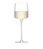 LSA International Metropolitan white wine glasses set of 4 350ml, UK version