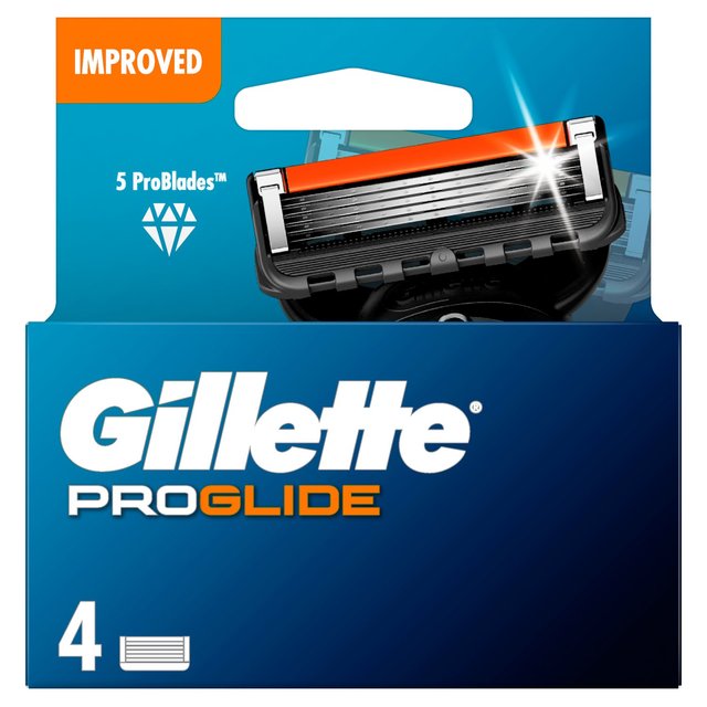 Gillette ProGlide Razor Blades   4 per pack