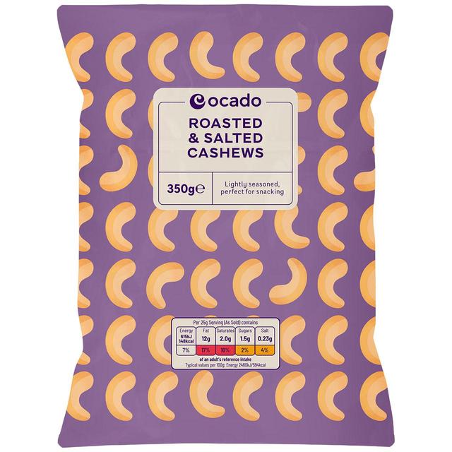 Ocado Roasted & Salted Cashews   350g GOODS M&S   