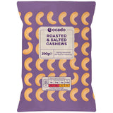 Ocado Roasted & Salted Cashews   200g GOODS M&S   