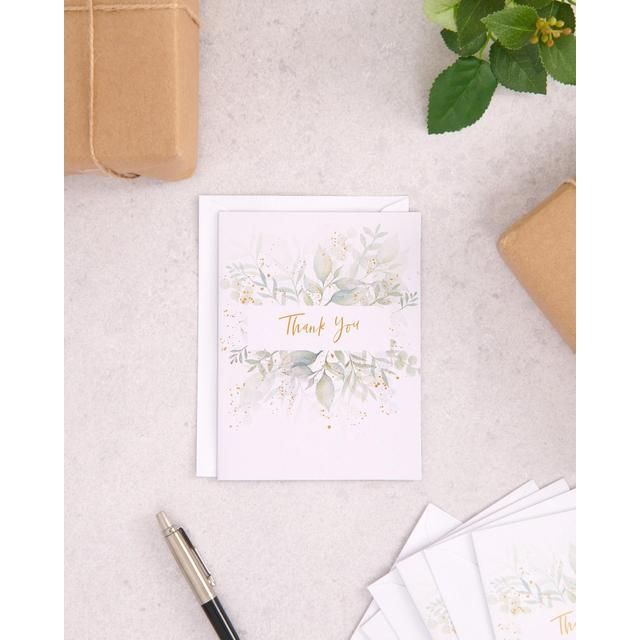 Eucalyptus Thank You Card Pack   10 per pack