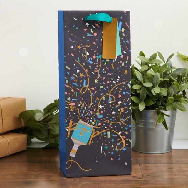 Party Popper Bottle Gift Bag