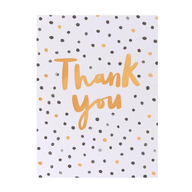 Spotty Thank You Card Pack   10 per pack