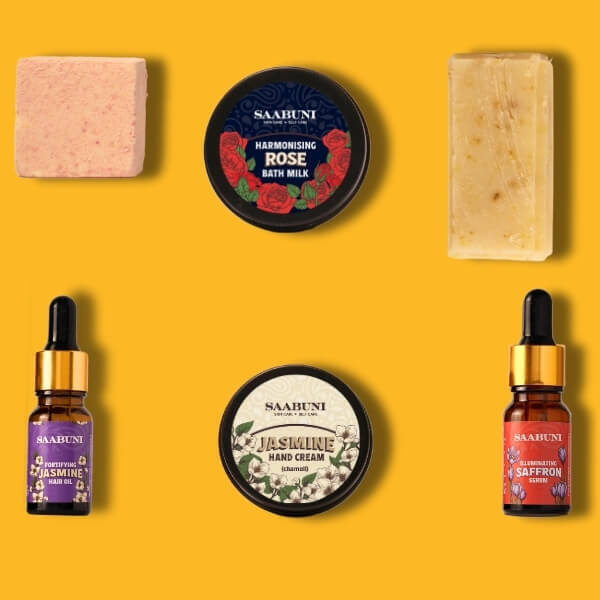 Saabuni Mini Wellness Rituals Set travel size - British product