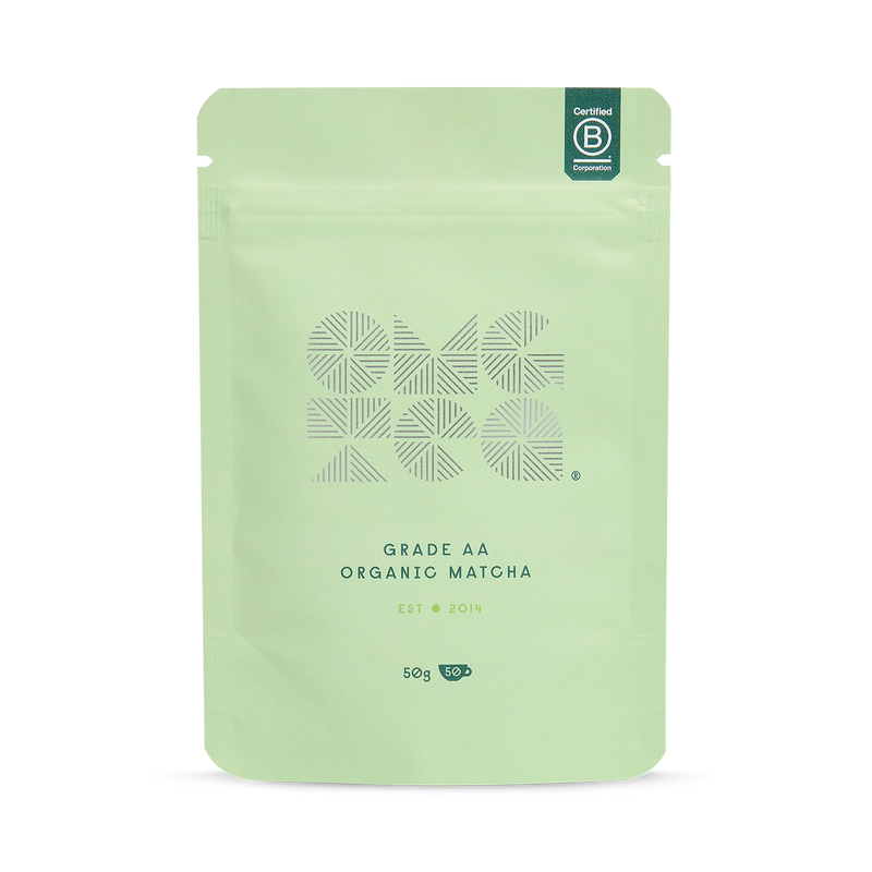 OMGTea organic matcha green tea powder 50g, imported from the UK
