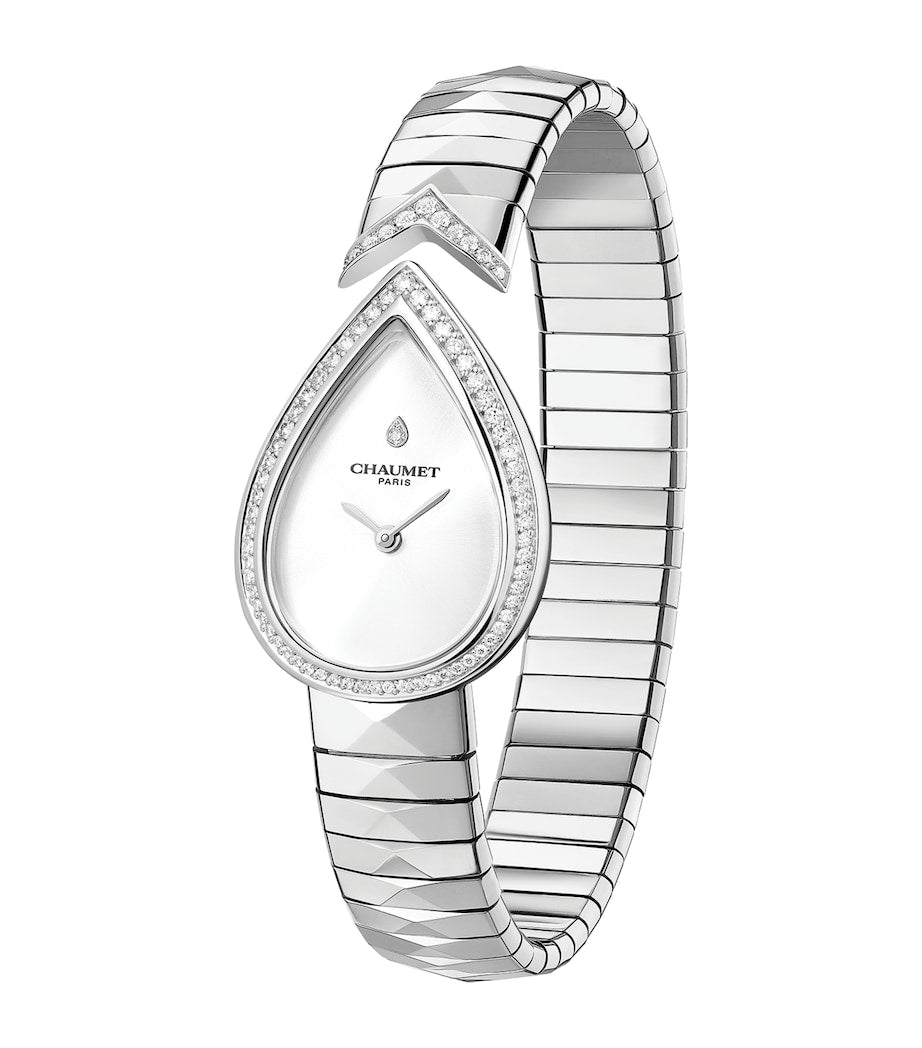 Chaumet Joséphine Aigrette stainless steel diamond watch 20.2mm - British product