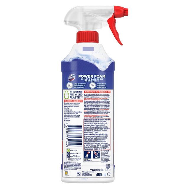 Domestos Power Foam Arctic Fresh Toilet Cleaner   450ml GOODS M&S   