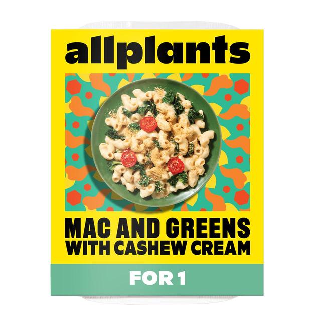 allplants Mac and Greens with Cashew Cream for 1   420g GOODS M&S   