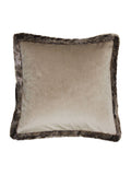 Riva Paoletti Kiruna cushion faux fur trim 45cm (British brand)