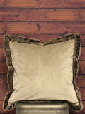 Riva Paoletti Kiruna cushion faux fur trim 45cm (British brand)