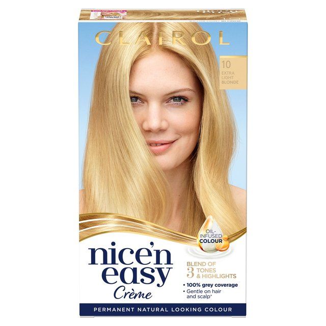 Clairol Nice'n Easy Hair Dye 10 Extra Light Blonde GOODS M&S   