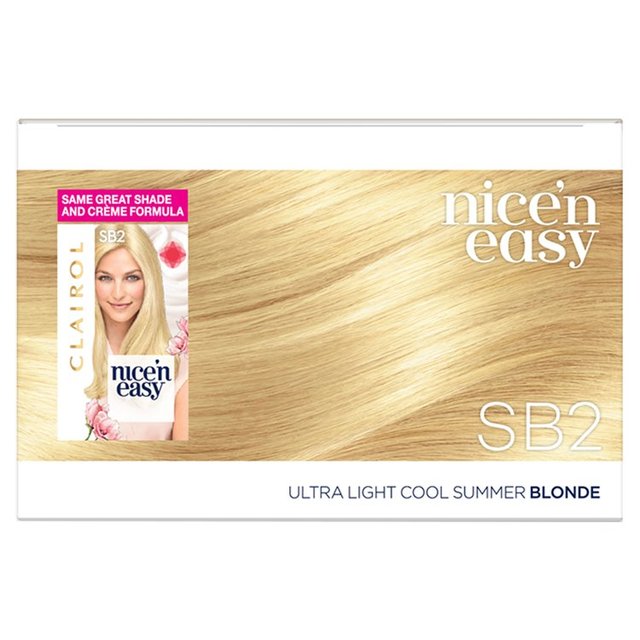 Clairol Nice'n Easy Hair Dye Ultralight Cool Summer Blonde