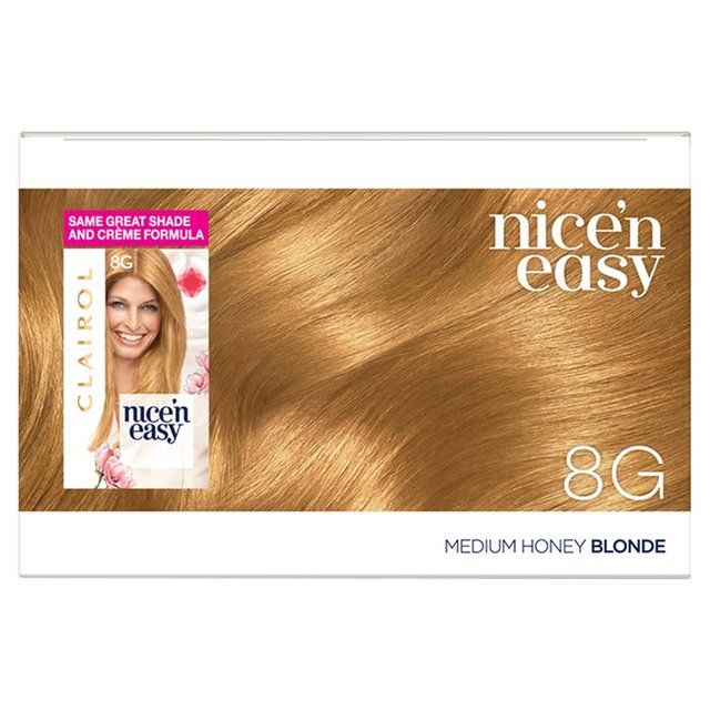 Clairol Nice'n Easy Hair Dye 8G Medium Honey Blonde GOODS M&S   