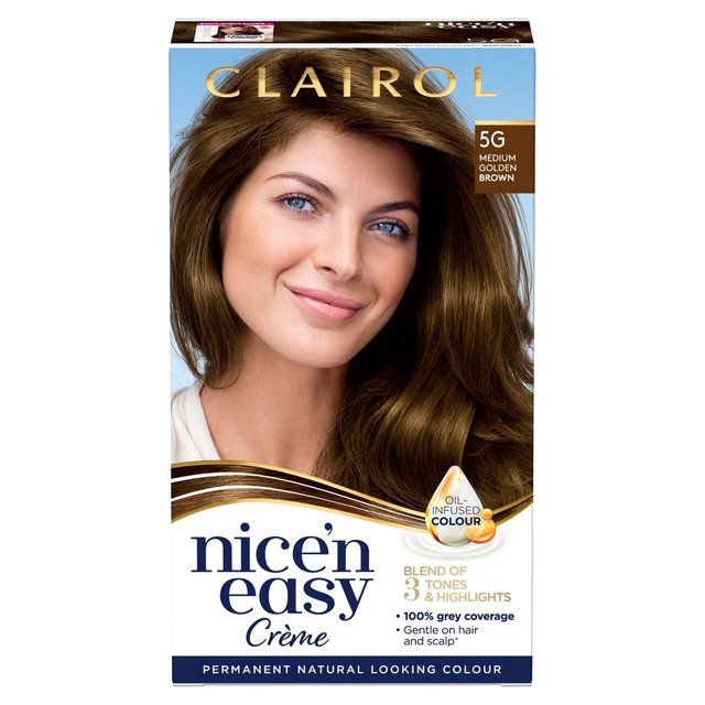 Clairol Nice'n Easy Hair Dye 5G Medium Golden Brown GOODS M&S   