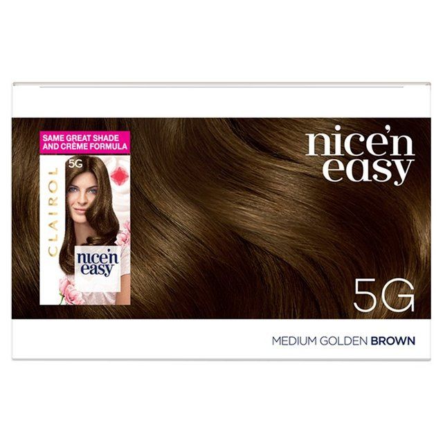 Clairol Nice'n Easy Hair Dye 5G Medium Golden Brown GOODS M&S   