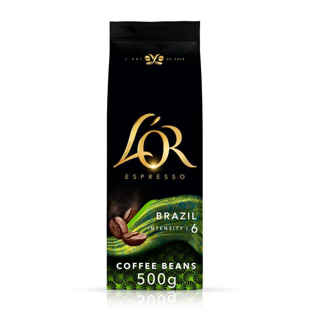 L'OR Brazil Coffee Beans Intensity 6   500g