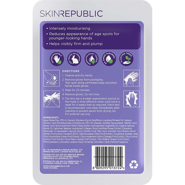 Skin Republic Hand Repair Anti-Aging Mask   18g GOODS M&S   