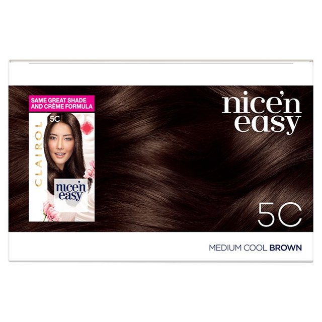 Nice n Easy Hair Dye Medium Cool Brown 5C GOODS M&S   