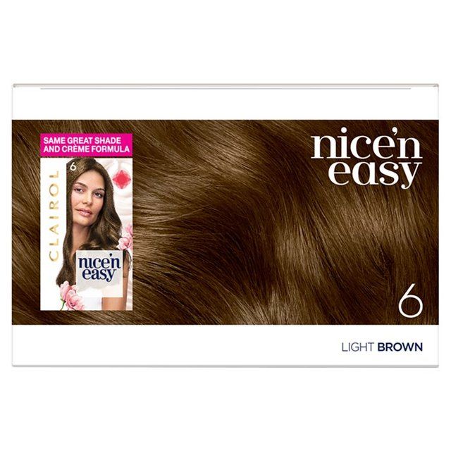 Clairol Nice'n Easy Hair Dye 6 Light Brown GOODS M&S   