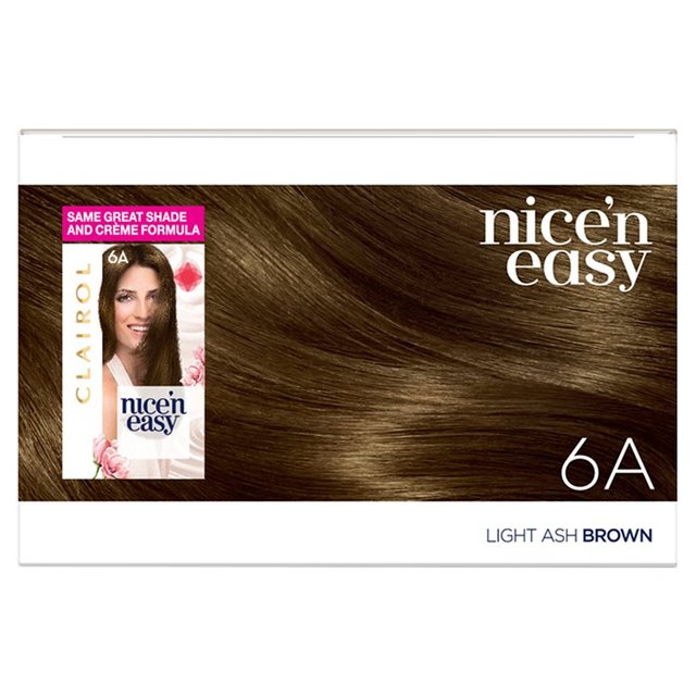 Clairol Nice'n Easy Hair Dye 6A Light Ash Brown