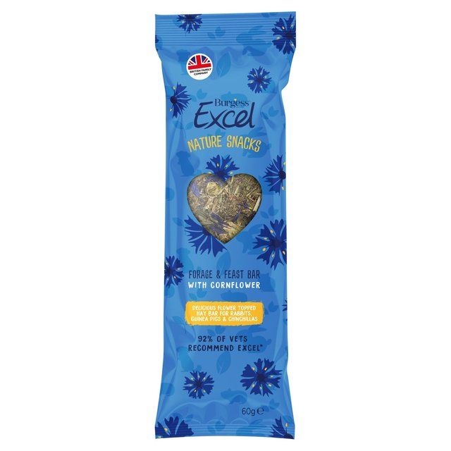 Excel Forage & Feast Bar Cornflower   60g