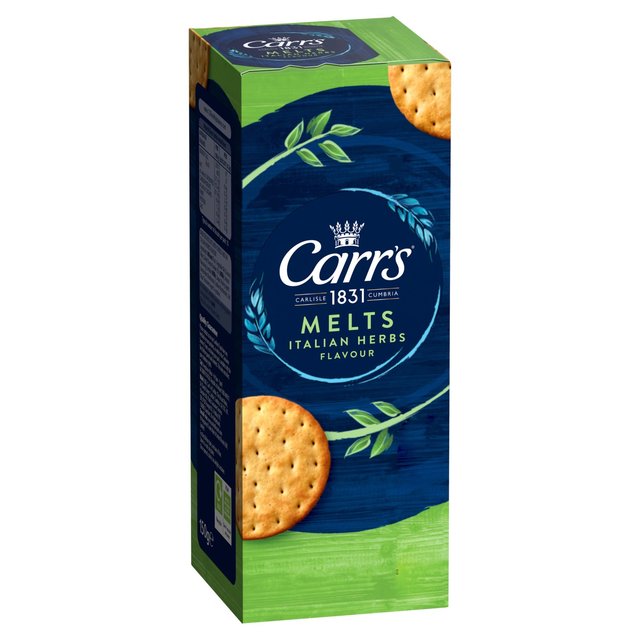 Carr's Melts Italian Herbs Flavour Crackers   150g