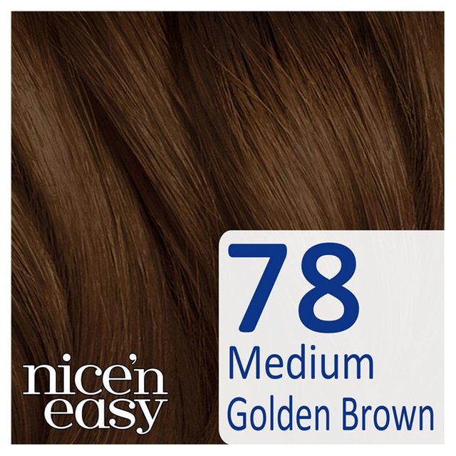 Clairol Nice'n Easy No Ammonia Hair Dye Medium Golden Brown GOODS M&S   