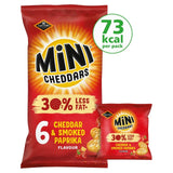 Mini Cheddars 30% Less fat Cheddar & Paprika Multipack   6 per pack GOODS M&S   