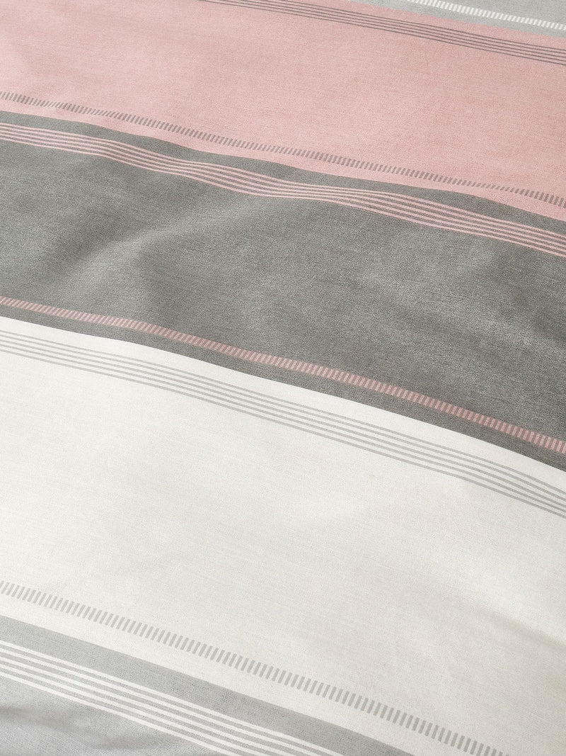 Fusion Pink Betley single duvet cover and pillowcase set - British product
