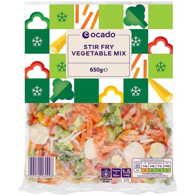 Ocado Frozen Stir Fry Mix   650g