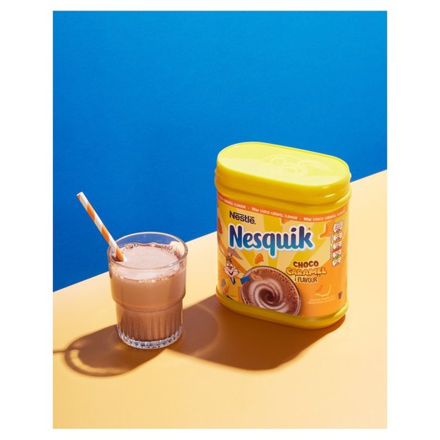 Nesquik Choco-Caramel Milkshake Powder Tub   500g GOODS M&S   