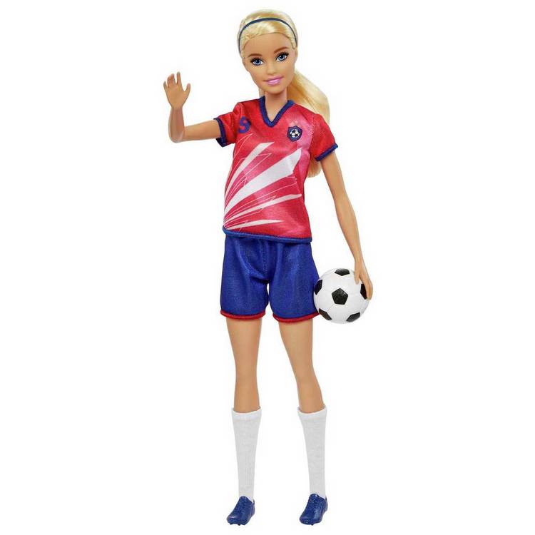 Barbie Careers Footballer doll 32cm, UK version
