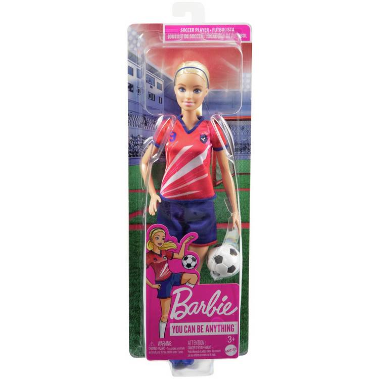 Barbie Careers Footballer doll 32cm, UK version