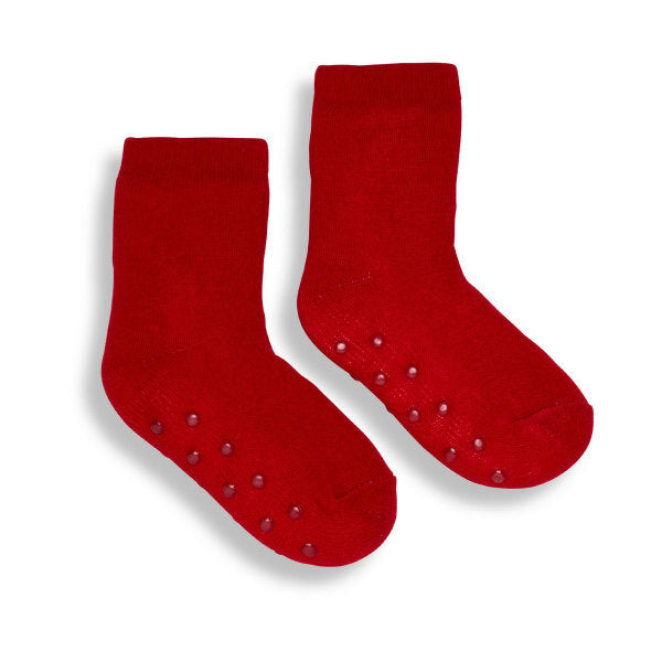 Ribbon Kids Eskimo Style Fleece Socks (1-3 Years) GOODS Superdrug Red  