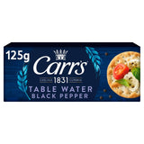 Carr's Table Water Cracked Black Pepper Crackers   125g GOODS M&S   