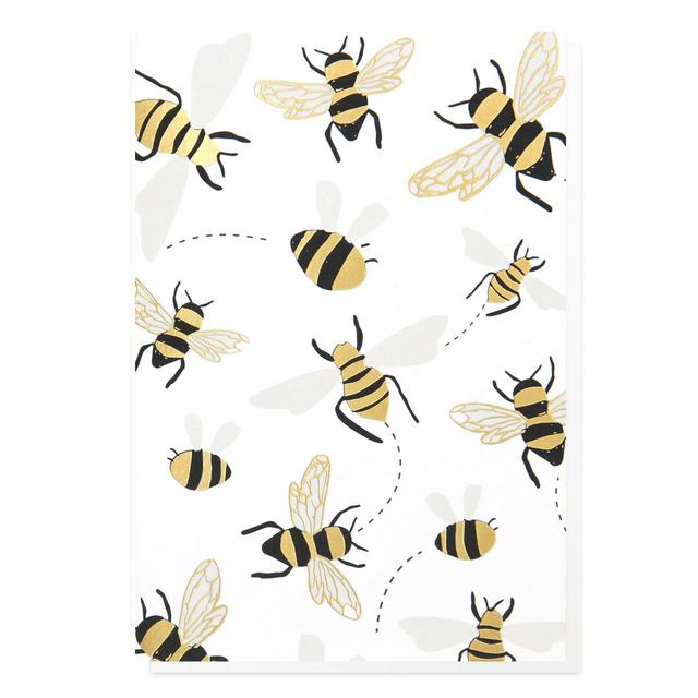 Caroline Gardner Bee Notecards   10 per pack GOODS M&S   