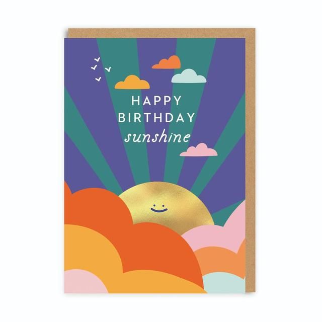 Happy Birthday Sunshine Card GOODS M&S   