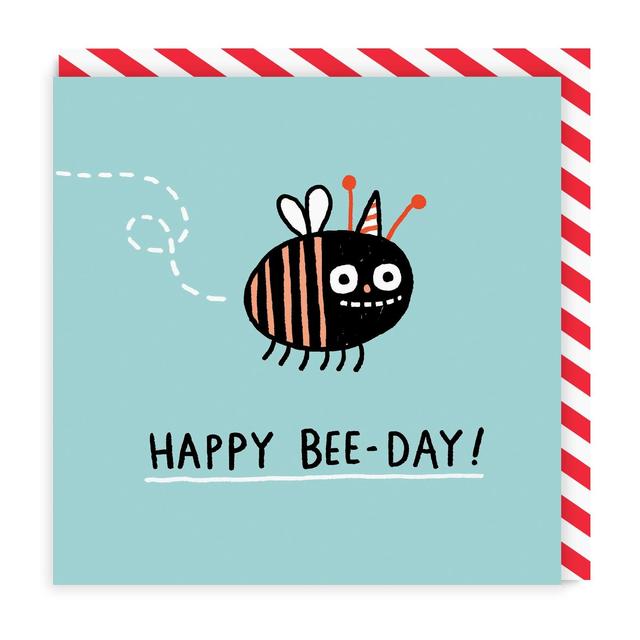 Happy Bee Day Birthday Card GOODS M&S   