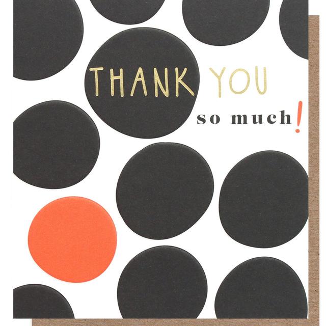 Caroline Gardner Spots Thank You Card GOODS M&S   